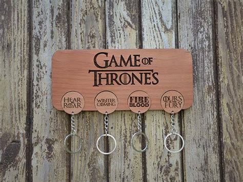 Handmade Personalized Game of Thrones Wall Mounted Key Holder and ...