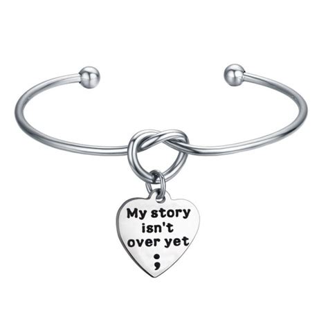 Bracelet Mental Health Awareness Jewelry - My story isn't over yet knot ...