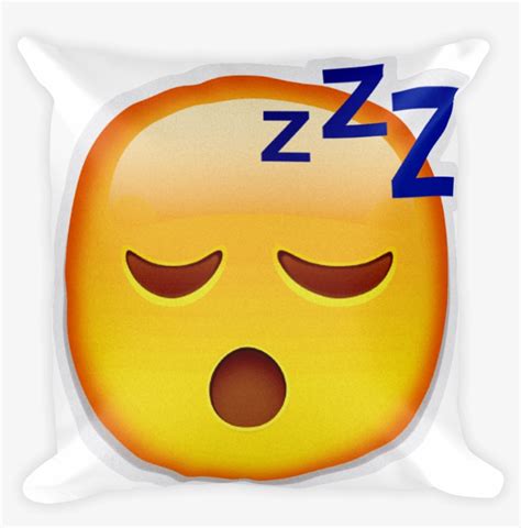 Emoji Pillow - Sleeping Face - Emojis De Whatsapp Para Imprimir - 1000x1000 PNG Download - PNGkit