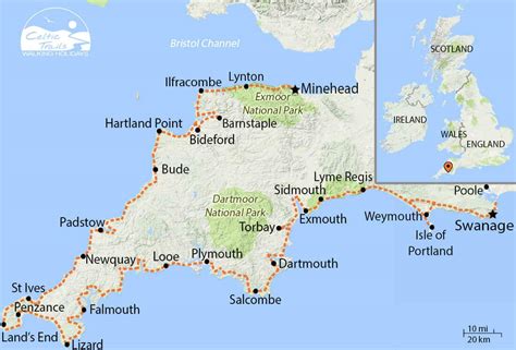 Deshacer cubierta Ocupar map of south west england coast chupar tornillo Disfraces