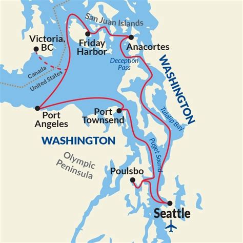 ACL Puget sound map - Quirky Cruise