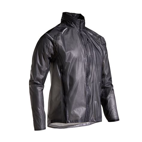 Men Running Rain Jacket Kiprun Light - Black