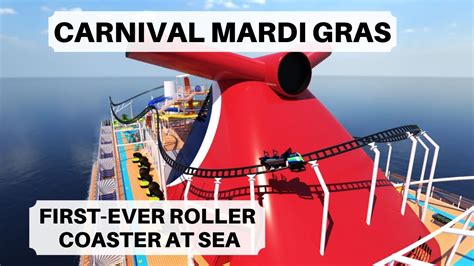 First Ever Cruise Ship Roller Coaster Revealed! | Carnival Mardi Gras ...