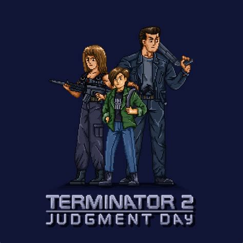 " TERMINATOR JUDGMENT DAY as PixelArt on Behance