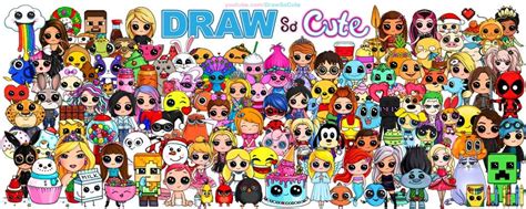 draw so cute 2nd anniversary character poster | Cute drawings, Kawaii ...