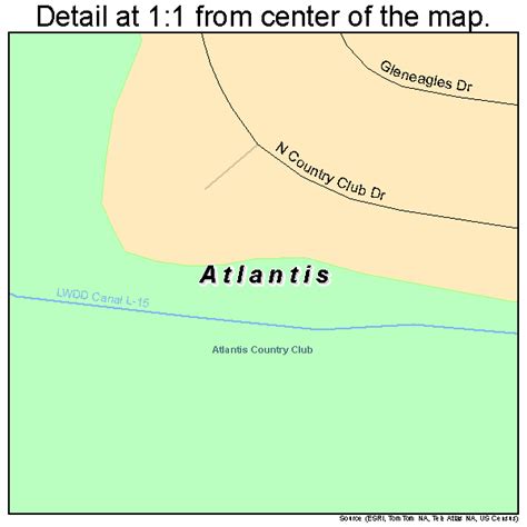 Atlantis Florida Street Map 1202500