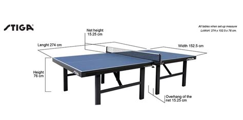 Size Of Table In Table Tennis - Free Word Template