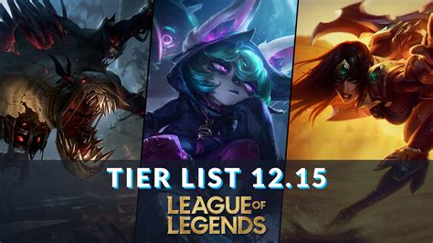 Tier list LoL | Patch 12.15 | The best champions in each role - Esportsbet