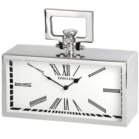 Silver Pocket Watch Clock