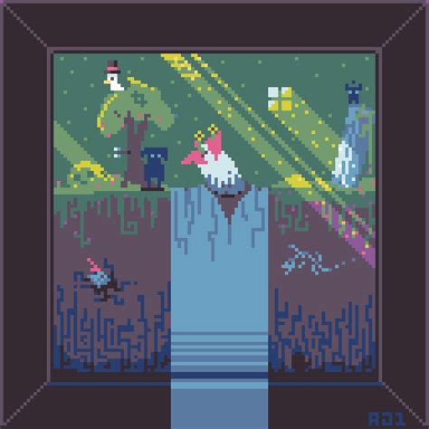 Waterfall : r/PixelArt