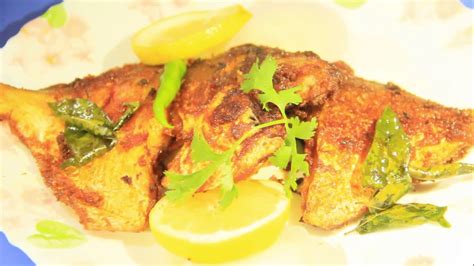 POMFRET (PAPLET) FISH FRY BOMBAY STYLE - YouTube