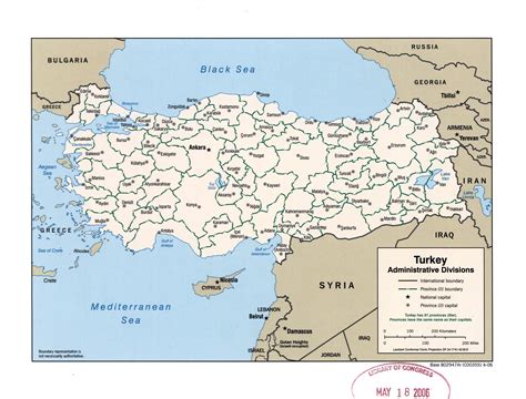 Detailed Map Of Turkey