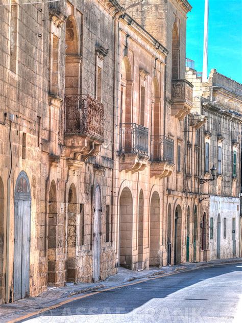 Assaf Frank Photography Licensing | Traditional Maltese houses in Gozo, Malta