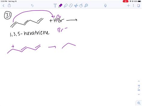 SOLVED:What products would be obtained from the reaction of 1,3,5 -hexatriene with one ...