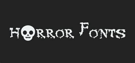 10 best free Horror fonts for apps and games - Super Dev Resources