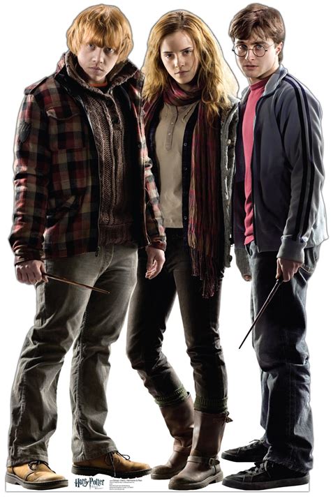 Harry Potter, Hermione and Ron Weasley - From Harry Potter and the Deathly Hallows - 1048