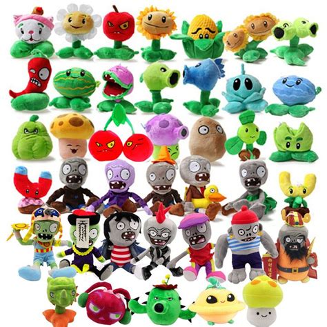 Plants vs Zombies 2 PVZ Figures Plush Baby Staff Toy Stuffed Soft Doll 13cm-35cm - Baby Toy ...