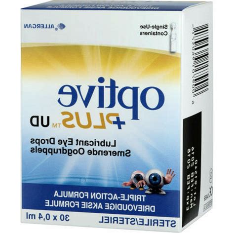 Allergan Optive Plus Lubricant Eye Drops 30 x