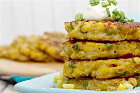 Quick and Easy Pan Fried Corn Fritters Recipe - Sweet Pea's Kitchen