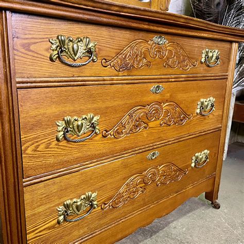 Vintage Victorian Style Dresser - Historic House Salvage