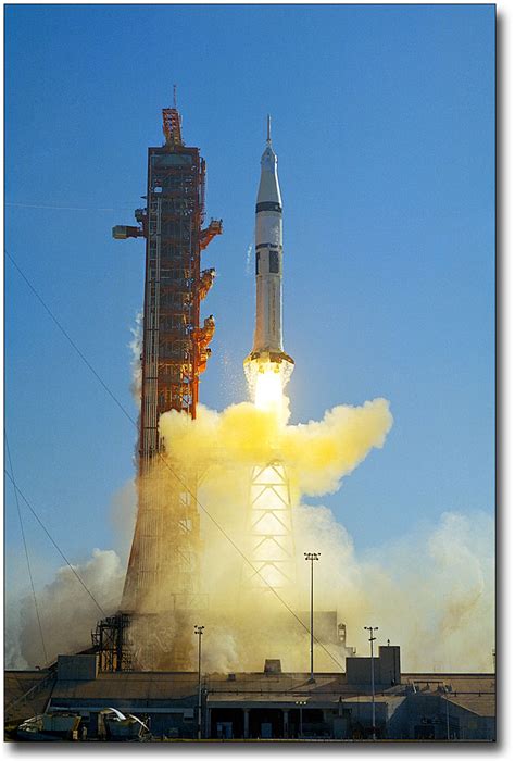 Gemini NASA GEMINI 6 LAUNCH 12x18 SILVER HALIDE PHOTO PRINT ...