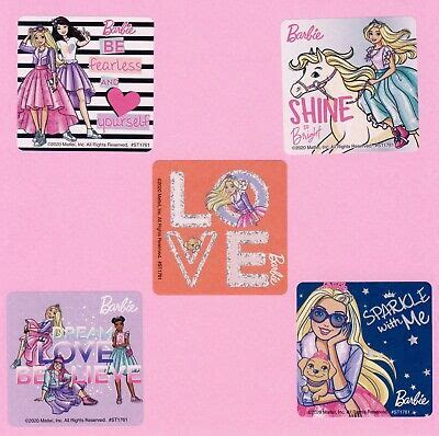 10 Barbie Modern Princess - Large Stickers - Party Favors - Rewards | eBay