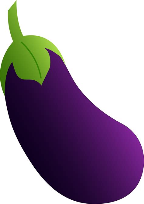 Purple Eggplant - Free Clip Art