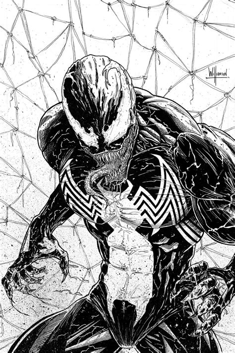 Galeri gambar venom keren hitam putih Jpg - gamba12keren