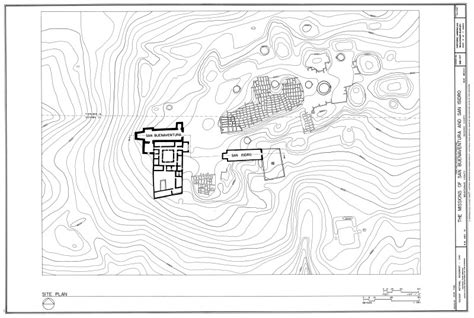 Locator Map for San Buenaventura and San Isidro Missions at Gran Quivira | ClipPix ETC ...