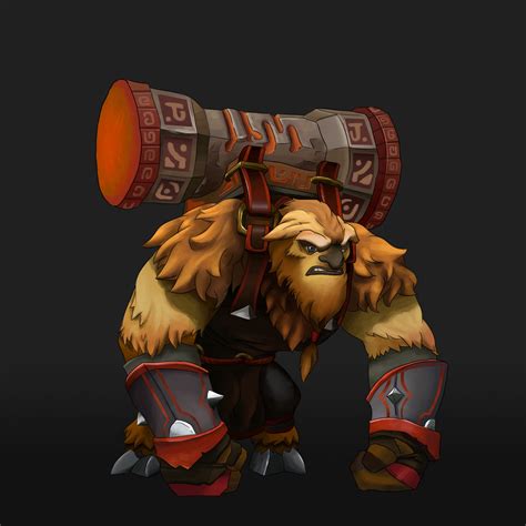 ArtStation - Dota 2 EarthShaker Character design