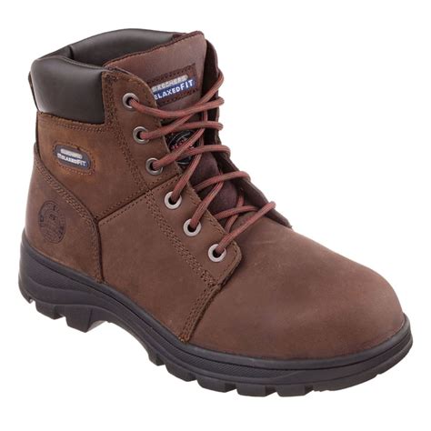 SKECHERS Men's Workshire Relaxed Fit Steel Toe Boot's - Bob’s Stores