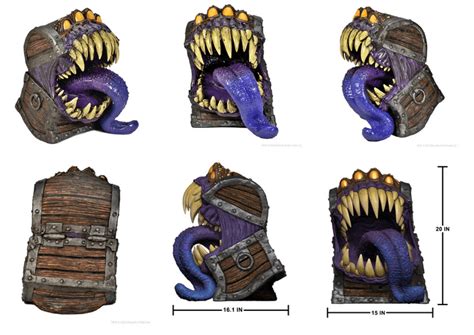 D&D Replicas of the Realms: Mimic Chest Life-Sized Figure | DDO Players