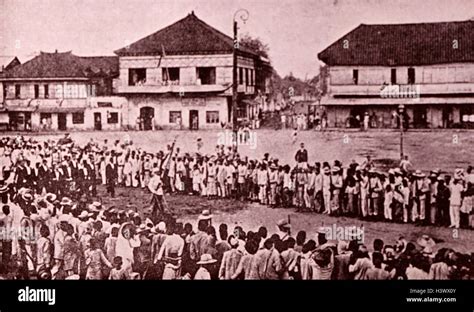 Photograph depicting the Proclamation of Philippine Independence in the ...