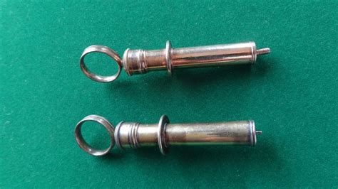 Rare Syringes (2) - Silver - 19th century - Catawiki