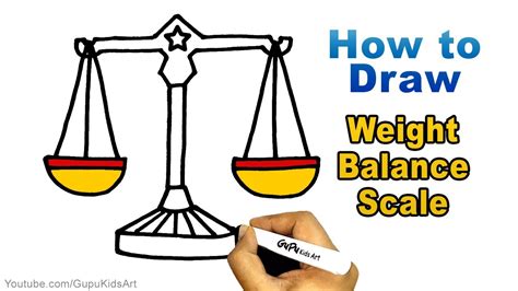 Balance Scale Drawing