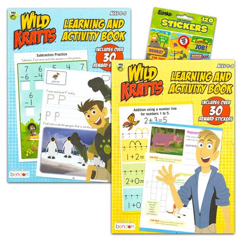 Buy Wild Kratts Activity Book Set -- 3 Pack Wild Kratts Books with Stickers, Games, Coloring ...