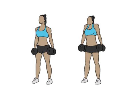 Dumbbell shrugs - GoFitnessPlan