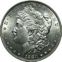 1880 Morgan Silver Dollar Value | CoinTrackers