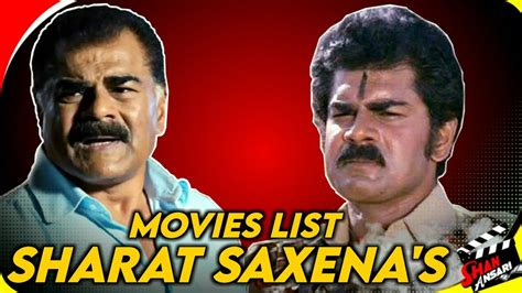 Sharat Saxena | All Movies List - YouTube