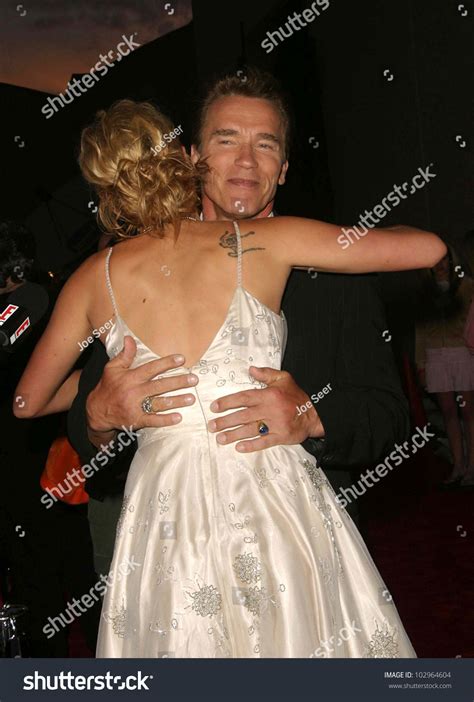 Los Angeles - May 12: Arnold Schwarzenegger, Kristanna Loken At The Terminator 3: Rise Of The ...