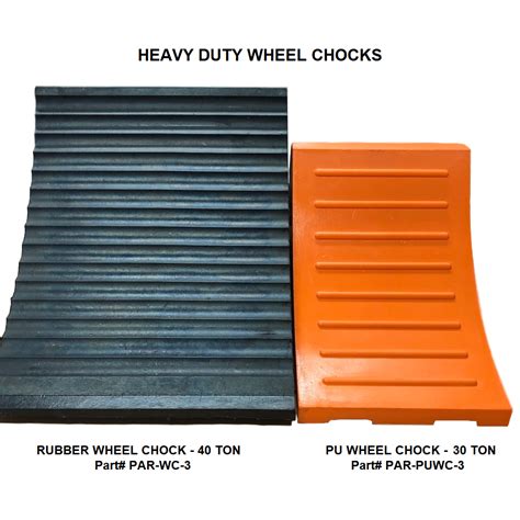 Heavy Duty Wheel Chock 40 ton | Rubber Tire Chock | Traffic Safety Zone