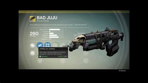 Bad Juju - Destiny Exotic Pulse Rifle Gameplay XboxOne - YouTube