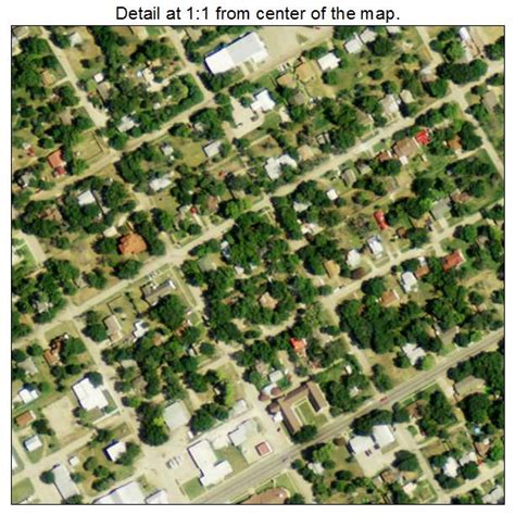 Aerial Photography Map of Rosebud, TX Texas