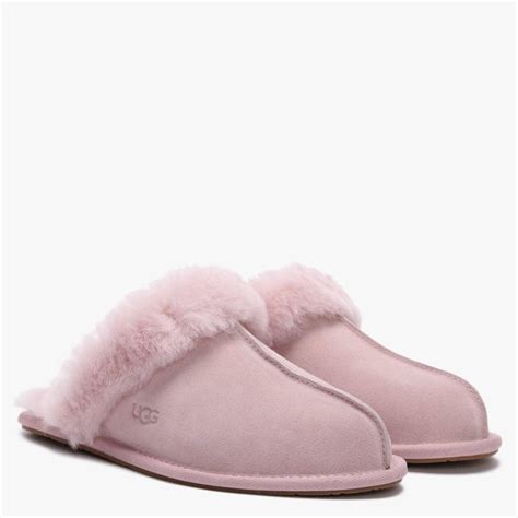 UGG Women's Scuffette Ii Pink Crystal Suede Shearling Slippers - Save ...