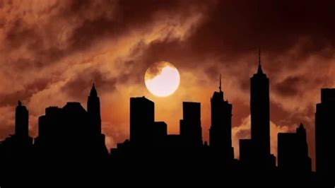 Brooklyn Skyline Silhouette with Iconic ... | Stock Video | Pond5