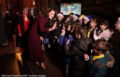 The Princess of Wales in Rich Burgundy Shades for Carol Concert – What Kate Wore