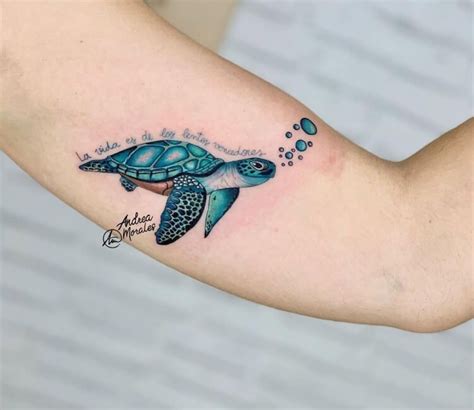 Turtle tattoo by Andrea Morales | Post 29026 | Tatuajes de tortugas ...