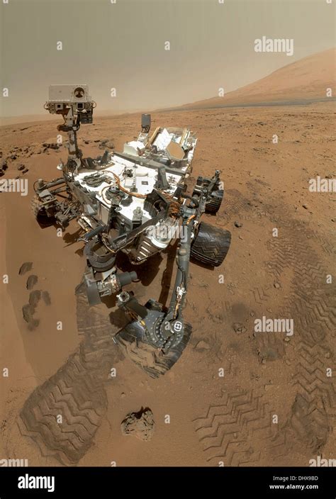 The Mars Rover on the surface of Mars Stock Photo - Alamy