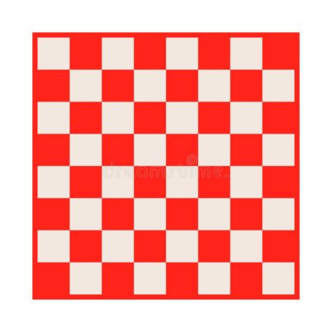 Empty Chessboard Isolated. Board for Chess or Checkers Game. Strategy Game Concept. Checkerboard ...