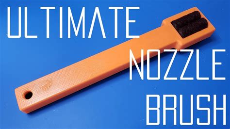 Ultimate 3D Printer Nozzle Brush - Clean it right! - YouTube
